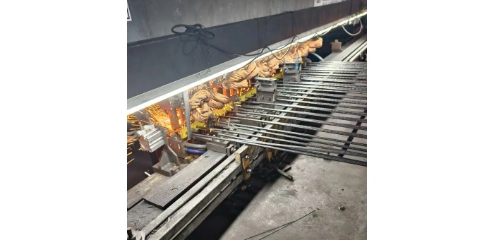 ANJIA Group – welded wire mesh panel production line in factory welding workshop